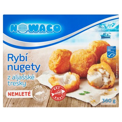 Obrázek Rybí nugety z aljašské tresky nemleté MSC Nowaco 360 g