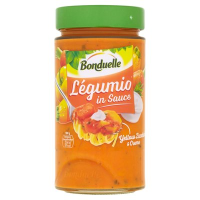 Obrázek Bonduelle Légumio Směs zeleniny se žlutou cuketou připravená v omáčce 460g