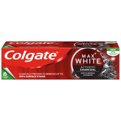 Obrázek Colgate Max White Charcoal bělicí zubní pasta 75ml
