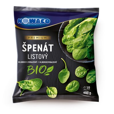Obrázek NOW X BIO SPENAT LISTOVY 400 G