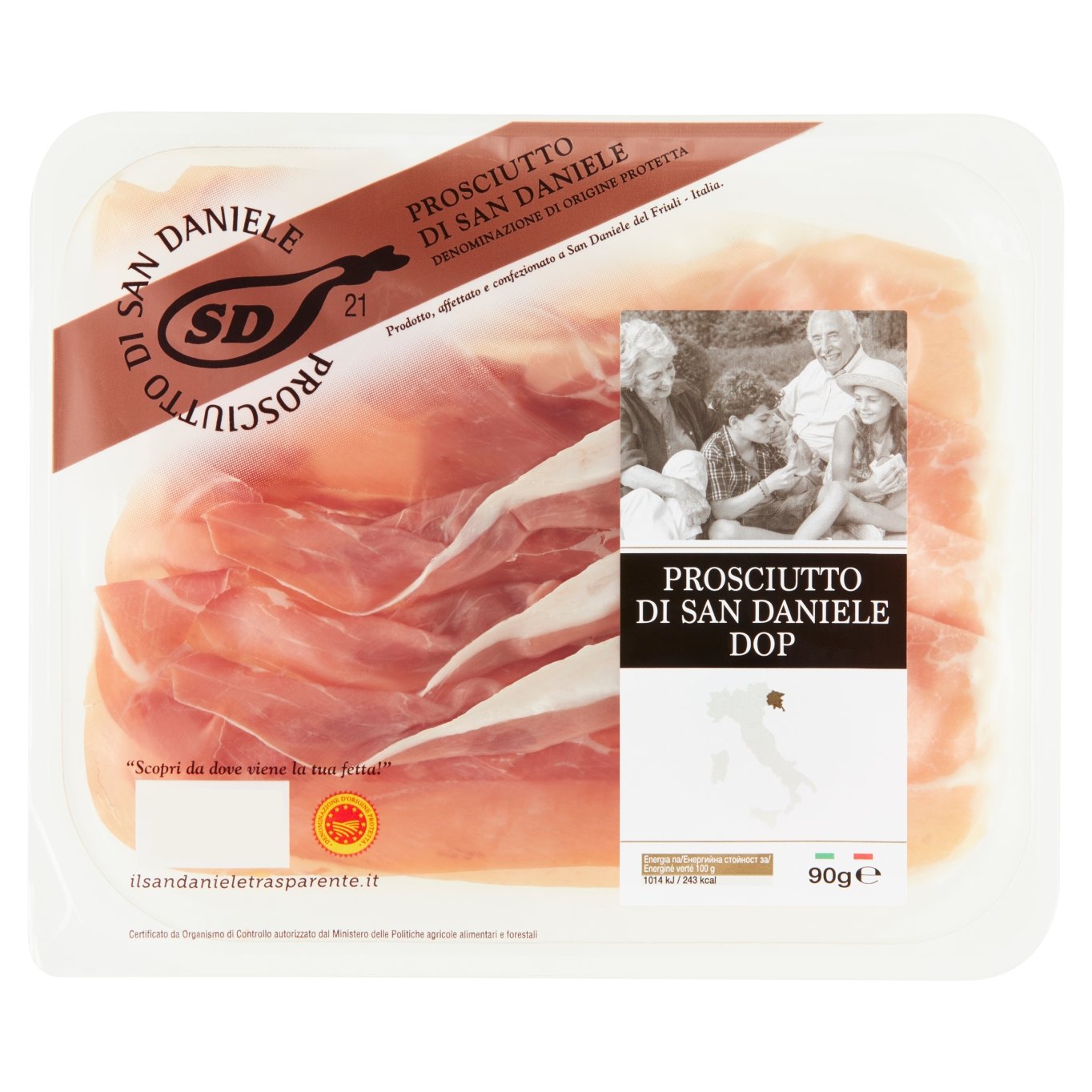 Prosciutto di San Daniele DOP 90g