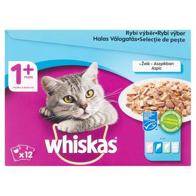 Obrázek WHISKAS RYBI VYBER V ZELE 12X100G