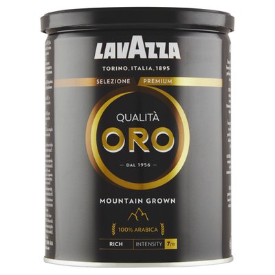 Obrázek Lavazza Qualita Oro Moutain Grown mletá káva 250g, dóza