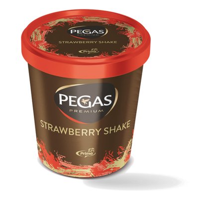 Obrázek Pegas Premium Strawberry Shake kelímek
