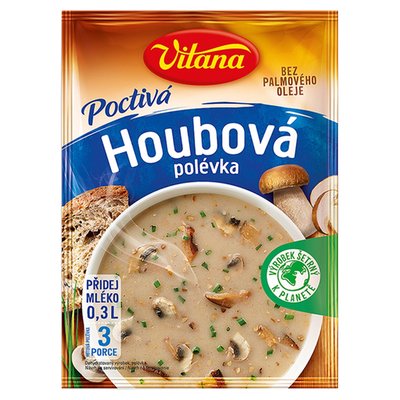 Obrázek Vitana Poctivá houbová polévka 60g