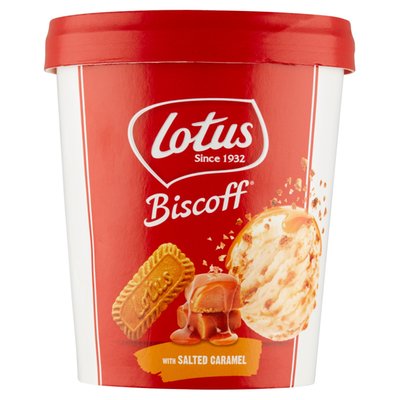Obrázek Lotus Biscoff zmrzlina v kelímku slaný karamel 460 ml