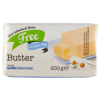 Obrázek Free lactose free Máslo 200g