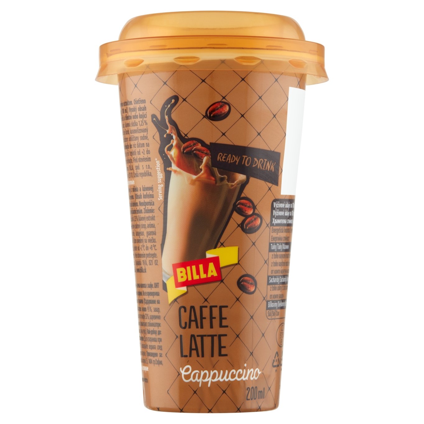 BILLA Caffe Latte Cappucino 200ml