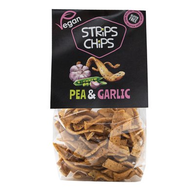Obrázek Strips Chips Pea&Garlic 80g