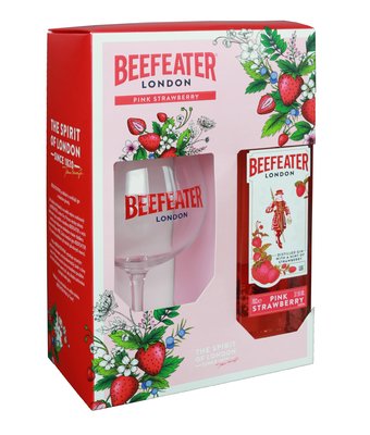Obrázek Beefeater Gin Pink 37,5 % 0,7l + sklo