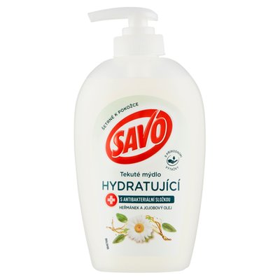 Obrázek Savo tekuté mýdlo s antibakteriální složkou Heřmánek & Jojobový olej 250ml