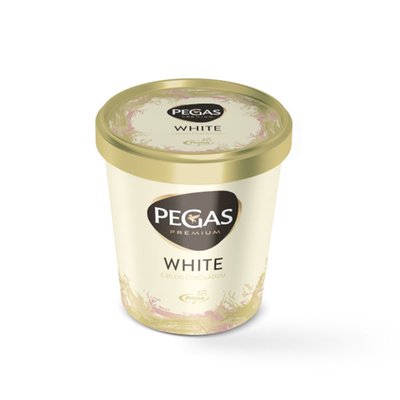 Obrázek Pegas Premium White kelímek 460 ml