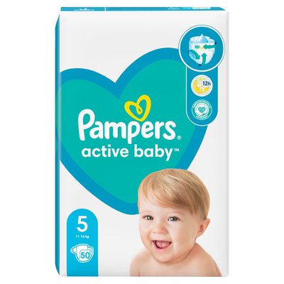 Obrázek Pampers Active Baby 5,  Plenky, 11kg - 16kg