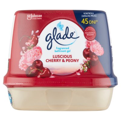 Obrázek Glade Luscious Cherry & Peony vonný gel do koupelny 180g