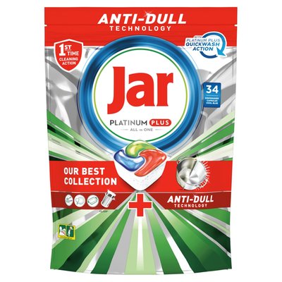 Obrázek JAR PLAT PLUS GREEN TAB DO MYČKY 34KS