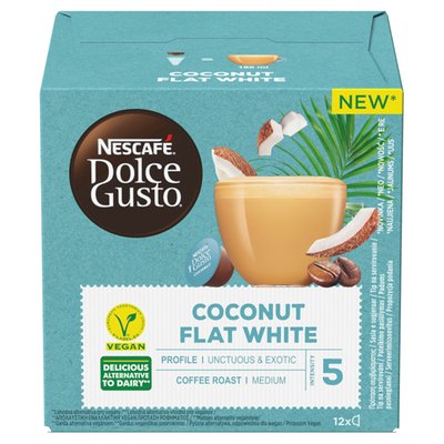 Obrázek NESCAFÉ® Dolce Gusto® Coconut Flat White - kávové kapsle - 12 ks