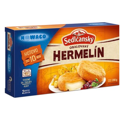 Obrázek Sedlčanský hermelín obalovaný Nowaco 200 g