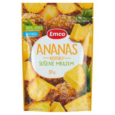 Obrázek Emco Ananas kousky sušené mrazem 30g