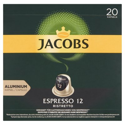 Obrázek Jacobs Espresso 12 Ristretto 20 ks 104g