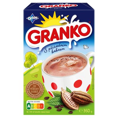 Obrázek ORION GRANKO S přírodním kakaem instantní kakaový nápoj 350g