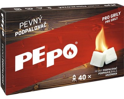 Obrázek PE-PO pevný podpalovač 40 podpalů