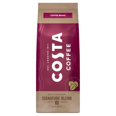 Obrázek Costa Coffee Signature Blend Dark Roast pražená zrnková káva 500g