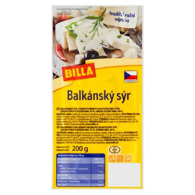 Obrázek BILLA Balkánský sýr 200g