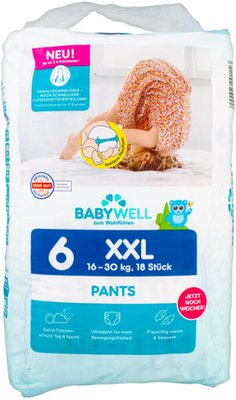 Obrázek BABYWELL dětské kalhotky XL 18KS
