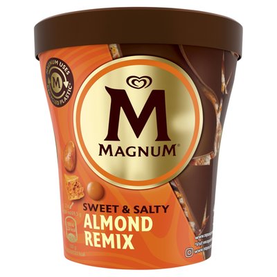 Obrázek Magnum Sweet & Salty Almond Remix mražený krém 440ml