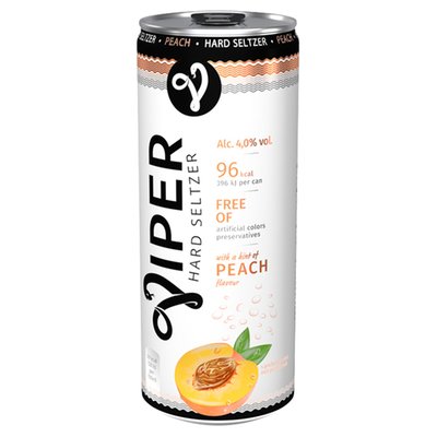 Obrázek VIPER PEACH 0,33L PLECH