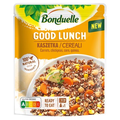 Obrázek Bonduelle Good Lunch sterilovaná směs mrkve, cizrny, kukuřice a quinoy 250g
