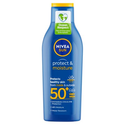 Obrázek Nivea Sun Protect & Moisture hydratační mléko na opalování OF 50+ 200ml