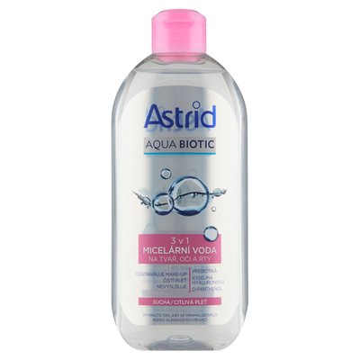Obrázek Astrid Aqua Biotic micelární voda 3v1 400ml