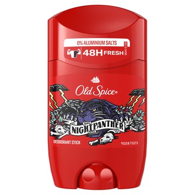 Obrázek Old Spice Night Panther Tuhý Deodorant Pro Muže 50ml, 48h Svěžest, Bez Obsahu Hliníku