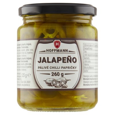 Obrázek Hoffmann Jalapeño pálivé chilli papričky 260g