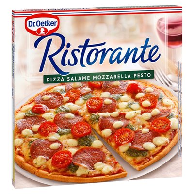 Obrázek Dr. Oetker Ristorante Pizza Salame Mozzarella Pesto 360g