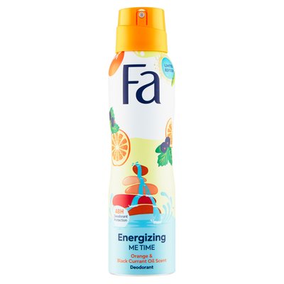 Obrázek Fa Energizing Me Time Orange & Black Currant Oil Scent deodorant 150ml