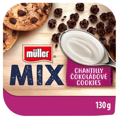 Obrázek Müller Mix Chocolate Cookies jogurt 130g