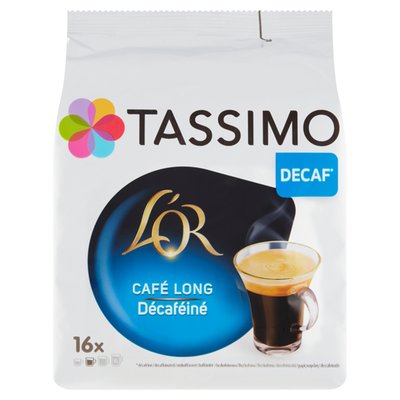 Obrázek Tassimo L'OR Café Long bez kofeinu 16 x 6,6g (105,6g)