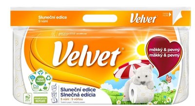 Obrázek Velvet Sluneční edice Toaletní papír 3-vrstvý
