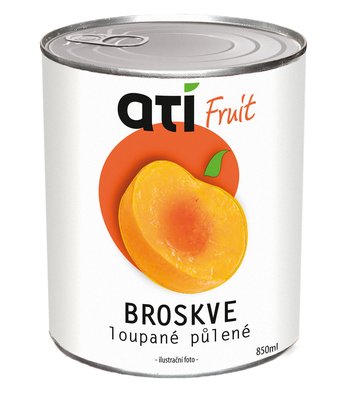 Obrázek ATI Fruit Broskve loupané půlené 850 ml