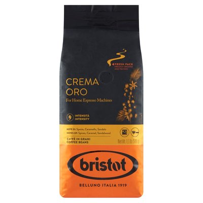 Obrázek Bristot Crema Oro směs druhů pražené zrnkové kávy 500g
