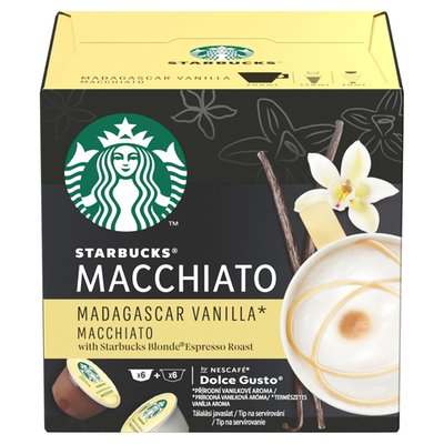Obrázek STARBUCKS® Madagaskar Vanilla Latte Macchiato by NESCAFE® DOLCE GUSTO® Kávové kapsle, 127,8g