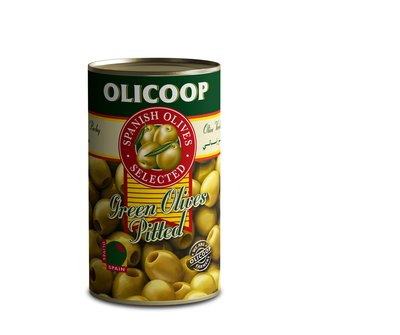 Obrázek Zelené olivy bez pecky Olicoop 350 g