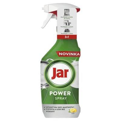 Obrázek Jar Power Spray, 3v1, Víceúčelový Sprej Na Nádobí A Do Kuchyně, Citronová Vůně, 500 ml