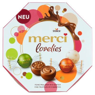 Obrázek Storck Merci Lovelies výběr čokoládových bonbonů 185g