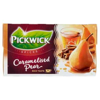 Obrázek Pickwick Černý čaj aromatizovaný se skořicí, hruškou a přírodním karamelovým aroma 20 x 1,5g (30g)