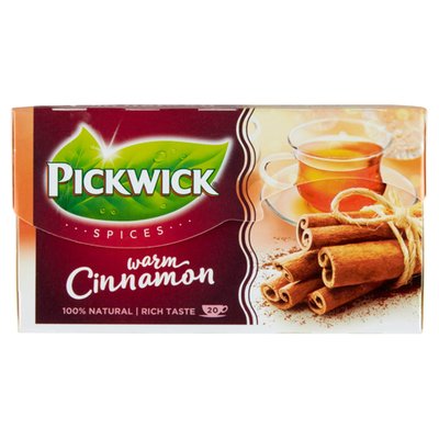 Obrázek Pickwick Warm Cinnamon černý čaj se skořicí 20 x 1,6g (32g)