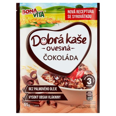 Obrázek Bona Vita Dobrá kaše Ovesná čokoláda 55g