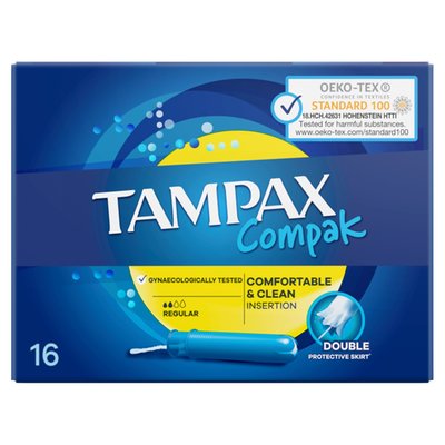 Obrázek Tampax Compak Regular Tampony S Aplikátorem16 ks